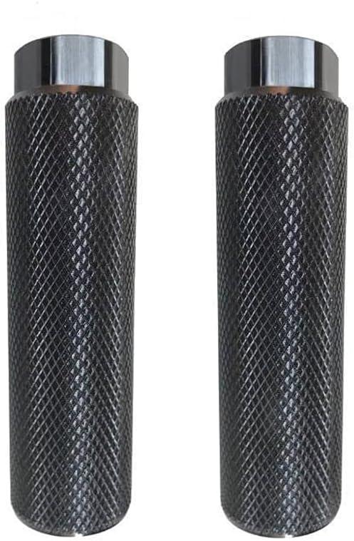 Aluminum Alloy Bike Pegs - 2 Pcs Anti-Slip Rear Feet Pedals for Road & Mountain Bikes