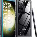 Temdan for Samsung Galaxy S23 Ultra Case Waterproof with Built-in Screen Protector 360 Full Body Shockproof Dustproof for Samsung S23 Ultra 5G Phone Case Heavy Duty Protective Blue