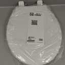 KOHLER 4639-RL-0 Cachet ReadyLatch Round Toilet Seat Soft Close, White