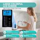 Alkaline Water Ionizer Machine, Water Machine PH 4-10.5 for Alkaline & Acidic Water, 5 Titanium Plates, Up to -500mV ORP, 8,000L Filter, 7 Water Settings, Auto-Cleaning, Intelligent Voice