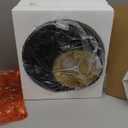 33'' Tall Vintage Table Lamp Set of 2, Candle Stick Buffet Lamps with Gold Leaf Finish and Black Linen Shades, 3-Way Dimmable Bulbs Included, Nightstand Lamps for Living Room Bedroom Dinning Entryway