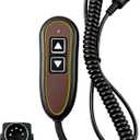Upgraded 2 Button 5 Pin Lift Chair Remote Compatible with Golden Lift Chairs Kaidi Okin Dewert Power Recliners, Lighted Hand Control, Replace ZK1200-HC