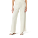 The Drop Women's Cynthia Cotton Blend Wide Leg Sweater Pant, Whisper White, Small