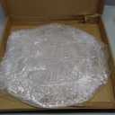 Hacaroa Acrylic Ice Cream Cone Holder, 24 Holes Waffle Sushi Hand Roll Stand Double Layer Cone Display Stand, Clear Food Display Stand Rack for Birthday Parties, Weddings, Christmas, Flower Shape