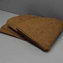 3pcs Mulch Ring Plant Protector Mats Tree Weed Control Protection Coco Coir Coconut Fibers for Disc Plant Cover Coconut Flower Pot Mat
