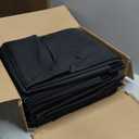 10-Pack Black Round Tablecloths, 90 Inches, Stain-Resistant Polyester for 4-5 Ft Round Tables - Washable Table Covers for Weddings, Banquets, Birthday Parties, Events