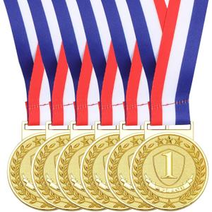 Abaokai 1st, 2nd, 3rd Award Medals, Winner Medals, Metal Award Medals with Smooth Ribbon, Perfect for School Competitions, Party, Students, Olympic Style 2 Inches