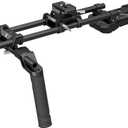 SmallRig Shoulder Rig Kit (Classic Version), Dual Handles 15mm Rods, Universal Shoulder Mount Video Rig with Quick Release for Arca, for SmallRig Follow Focus, for DSLR Camcorder, for Filmmaking -4480