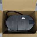 Horavie Small Single Serve Coffee Maker for K Cup and Grounds, Fast Brew One Cup Coffee Machine with One Button, 6 to 12 oz. Brew Sizes, Perfect for Home and Travel, Black (9.45 Inches)