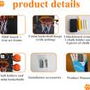 Wall Mounted Basketball Game with 5 Hoops 28.6 x 22.4 in