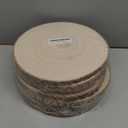 Sancodee 8 Pcs Large Unfinished Wood Slices, 1011 Inches Wood Slabs for Centerpieces Natural Wooden Circle, DIY Wood Centerpieces for Tables Wedding Party Door Sign Decor