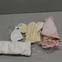 KeaBabies 3-Pack Swaddles for Newborns, Girls, Boys with Hats - Organic Soft Baby Sleep Sacks, Breathable Baby Swaddle 3-6 Months Beanies Set, Premie Infant Sleep Sack 0-3 Months (Daffodil) (One Size)