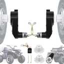 2PCS Kids Ride On Car Gearbox, 12V RS550 40000RPM High Speed Drive Motor Gearbox with 2 Coupler Suitable for Replacing and Upgrading Motors in Children's Electric Cars