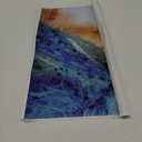 Orange Blue Canvas Wall Art Abstract Modern Painting Blue and Orange Pictures Colorful Pastel Wall Art Abstract Blue Poster Navy Blue and Orange Pictures Abstract Watercolor Print 16x24inch No Frame (16L" x 24W")