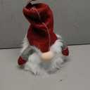 D-FantiX Gnome Christmas Tree Topper, 25 Inch Large Red Hat Swedish Tomte Gnome Christmas Ornaments Santa Gnomes Plush Scandinavian Christmas Decorations Holiday Home Dcor