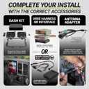 Scosche GM1483B Single DIN Dash Kit Compatible with Select 1995-05 Cadillac, Chevrolet and GMC Full Size Trucks - Car Stereo Radio Install Kit - Single DIN Radios Only - See Fit Guide in Images