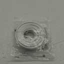 30ft, RG6 White Coaxial Cable with F Pin Connector, F81 Double Female Extension Adapter, Low Loss High Speed Coax Cable Cord Extender for HD TV, Dish,Satellite, Antenna, TV Cable 30'