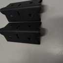 Edsal CPOUT-BLK-4 Muscle Rack Post Coupling Outer Black (4 Pack), 3" Height, 1.5" Width, 1.5" Length (Pack of 4)