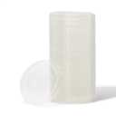 TOSSWARE NATURAL Flat Lid With Straw Slot Set of 1000 - Plant Based 98mm Lids for Cold Cups - Plastic Alternative Clear Lids - Only Compatible with TOSSWARE NATURAL 98mm Cups