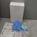 Roowest 512 Pcs Baby Shower Games Guess How Many Pacifiers Sign 100 Small Guessing Games 10 HB Pencils 750ml Milk Bottle 400 Acrylic Pacifiers Decoration for Guest Gender Reveal(Blue,Bear)