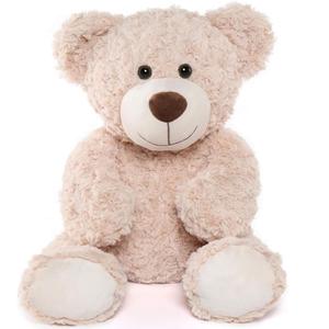 Tezituor Brown Beige Teddy Bear Stuffed Animal - 24 inches Teddy Bear Plush Toy for Boys and Girls