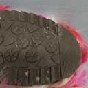 IXU Women's Faux Fur Boot Furry Fluffy Round Toe Suede Winter Comfy Plush Warm Short Outdoor Indoor Flat Shoes Knee-High Boots (8.5, Red/Pink)