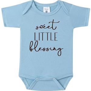 Sweet Little Blessing Baby Onesie,Gender Neutral Pregnancy Announcement Outfit for Newborn XS