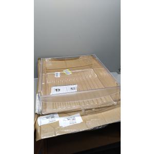 Refrigerator Pan Shelf Plastic Clear, 17"×16.5"