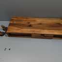 TINAMO Acacia Wood Monitor Stand with Drawer - Wooden Monitor Riser for Desk - Computer Monitor Stand for Desk - Multi-Purpose Desktop Storage Stand for Computer; Laptop; Printer; TV - 24.4 " x 8" x 5" (Patented)