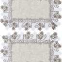 Natural Neutral Earth Tones Beige Floral Lace Placemats Set of 2 Table Topper Dresser Scarf Place Mats (14"x20" Set of 2, Natural)