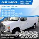 F8UZ-1130-AA Hubcaps Wheel Covers Compatible with Ford E-150(1998-2014)/E-250(1998-2014)/E-350(1998-2019,2021-2024)/E-450(1999-2019,2023) 16" Hubcaps/Wheel Covers Set Silver (Set of 4) F8UZ1130AA