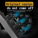 4PCS Full Coverage Wheel Center Hub Caps for Tesla Cybertruck 2024 Accessories - Black Easy to Install, Rust Resistant, Reduce Drag