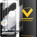 3 Pack Tempered Glass For Google Pixel 7 Pro Screen Protector[3 Pcs], 9H hardness Scratch resistant, Fingerprint Compatible with Pixel 7 Pro 5G Glass Screen Protector