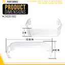 PartsBroz Door Bin 240351602 for Frigidaire Freezer Shelf Replacement, Kenmore Fridge Part LGHX2636TF0 FGSS2635TF1 FGSS2635TF6 FGSS2635TD9 FGSS2635TF0 FGSS2635TFB GLRS264ZAQ4 LGHX2636TF7 LGHX2636TFB