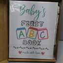 Baby's First ABC Book Baby Shower Activity Keepsake Game, ABC Coloring Baby Shower Guest Book Alternative, Baby's First Alphabet Coloring Book, Alphabet A to Z Coloring Pages