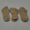 Gonii Ankle Socks Womens Running Athletic No Show Socks Cushioned 3-Pairs L
