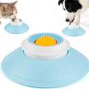 2026 New Lick Sphere Dog, Dog Cat Licks Toys, Dog Cat Licks Toys for Liquid Food, Dog Lick Bowl with Ball, Non-Slip Dogs Liquid Lickbowl Yellow Ball