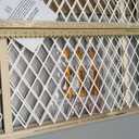 Toddleroo by North States - Diamond Mesh Wooden Baby Gate: Pressure Mounted Baby Gate for Doorways - Adjustable 26.5 to 42 Inches Wide - 23 Inches Tall