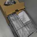 Storage Shelves Organizer - 5 Tier Metal Shelf Organizer with Metal Wheels and Adjustable Leveling Feet, Heavy Duty Garage Shelving for Kitchen, Pantry and Closet, 18.1"x12.6"x58.7", Black