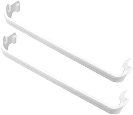 [UPGRADE] 2PCS 240534901 Refrigerator Door Shelf Bar Rail, Fit for frigidaire kenmore, Replace 948954, AP3214630, PS734935, EAP734935 Door Shelf Retainer Bar