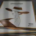dressfan Church Fascinator Derby Hats for Women,20s 50s Linen Vintage Derby Hat for Church/Wedding/Cocktail/Tea Party (Red)