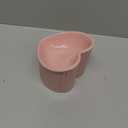 Pink Ceramic Raised Cat Bowls, Tilted Elevated Food or Water Bowls, Stress Free, Backflow Prevention, Dishwasher and Microwave Safe, Lead & Cadmium Free
