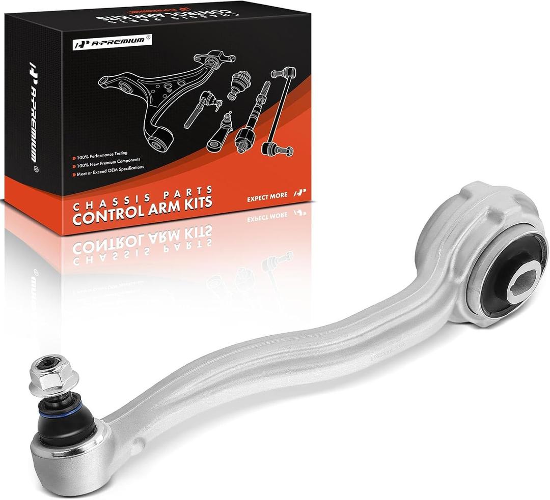 A-Premium Front Right Lower Forward Control Arm, with Ball Joint, Compatible with Mercedes-Benz - 2001-2017 - C230, C250, C300, C350, E350, E400, E550, SLK250, SLK300, SLK350, C63/CLK63/SLK55 AMG