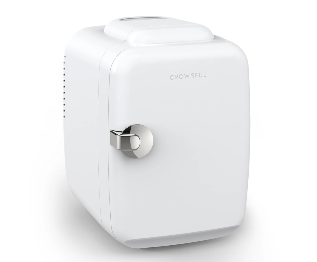 Mini Fridge, Portable Cooler and Warmer Personal Refrigerator for Skin Care, Cosmetics, Beverage, Food,Great for Bedroom, Office, Car, Dorm, ETL Listed (White)