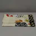 Miyotaa Rustic Rooster Chicken Farm Kitchen Curtain Valance 54W x 18H Rod Pocket Farmhouse Country Rural Window Treatment for Living Room Bedroom Bathroom