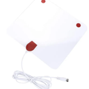 TV Antennas Indoor, TechCode Professional 80 Miles Signal Amplífiér HD Digital TV Antenna 25dB Support 4K 1080p TV Home High Power HD TV Amplífiér Signal Bòóstér TV Adáptér