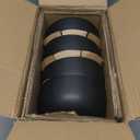KooK Ramen Bowl, Japanese Bowls, Noodle Bowls, Large Soup Bowl, Ceramic, Large Capacity, For Ramen, Pho, Udon, Soba, Microwave and Dishwasher Safe, 34 oz, Set of 4 (Black/Teal)