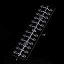 Tbestmax 720 Pcs Nail Polish Swatch Dots, Drop Shape False Nail Polish Color Display Tips with Adhesive Sticker for Nail Polish Training Practicing