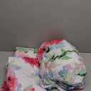 JSD Watercolor Rose Floral Sheet Set Queen Size, 4 Piece Soft Printed Microfiber Sheets Extra Deep Pocket