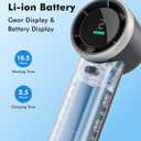 WHATOOK Portable Handheld Mini Fan: High Speed Cooling Fan, 10 Hours Battery Life, USB Rechargeable, Small Essentials for Women, Beach Travel, Vacation (Black)